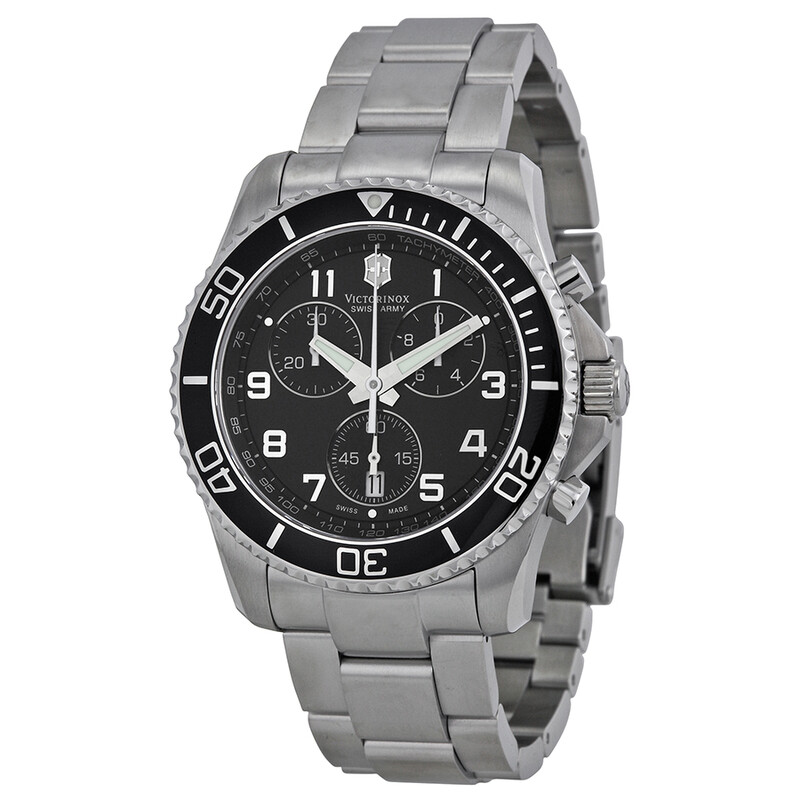 【USED】VICTORINOX MAVERICK GS 241432 Victorinox 241432 Quartz Men's Watch Black Dial Analog With Box