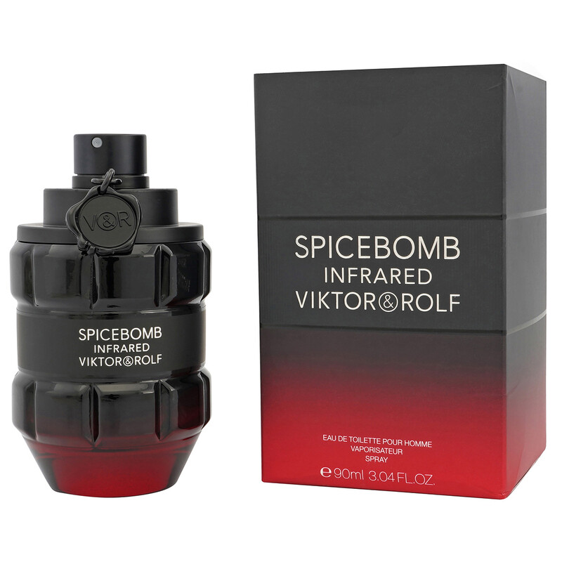 VIKTOR&ROLF SPICEBOMB INFRARED 香水 Viktor & Rolf Men's Spicebomb Infrared EDT Spray 3.04 oz