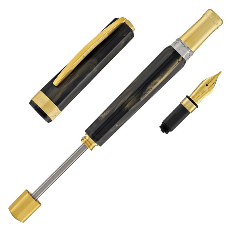 Visconti Black Opera Gold Fountain Pen KP42-03-FPB 8050628640982