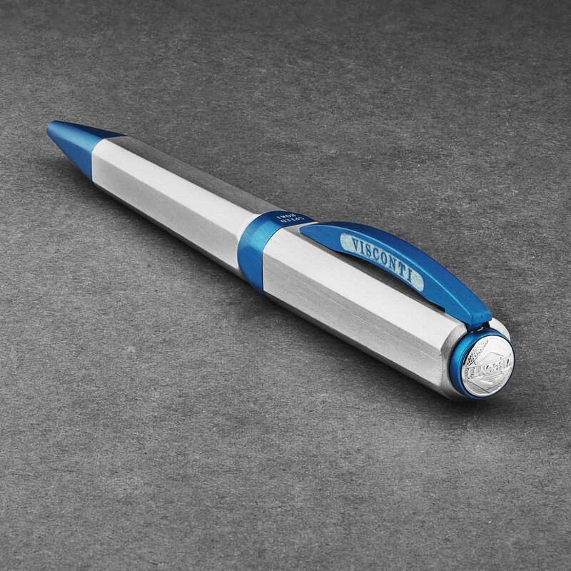 Visconti 'Opera Metal' Black Ballpoint Pen 738SF03 - Fine Pens