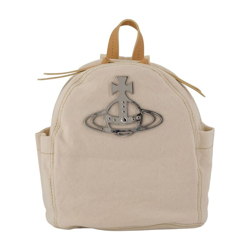 【早い者勝ち‼️】Vivienne Westwood リュック ホワイトベージュ Vivienne Westwood George Backpack — Beige 4A03000FU-W01AY-B401