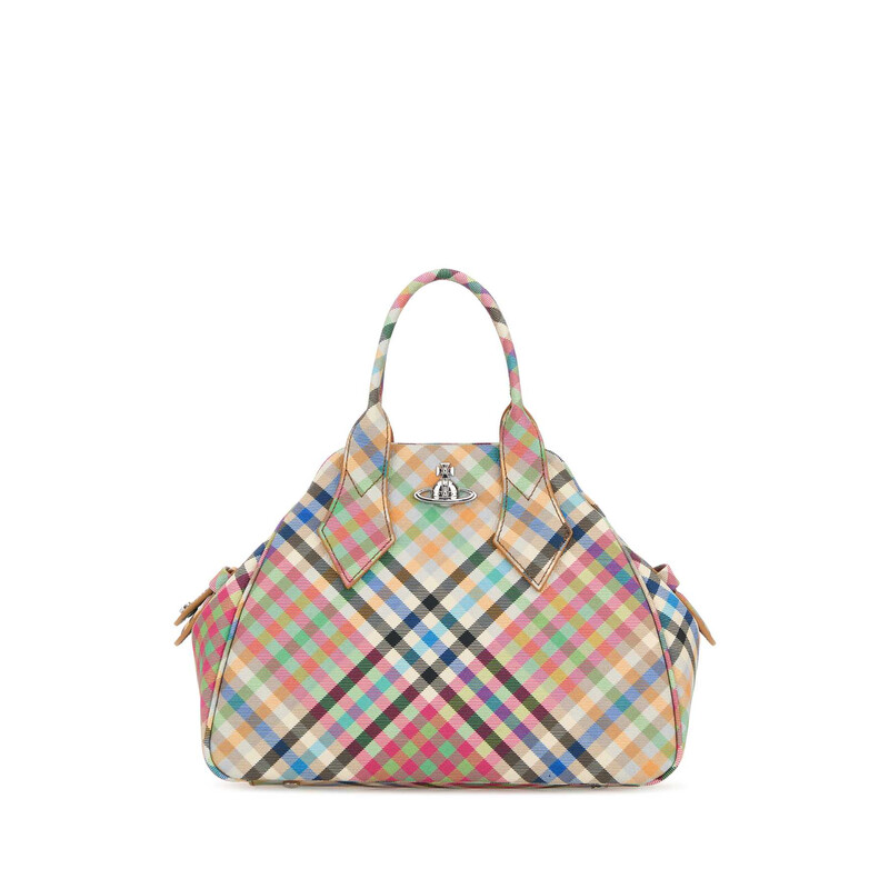 Vivienne Westwood Printed Canvas Medium Yasmine Handbag