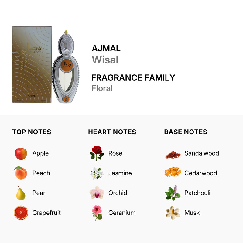 Ajmal Wisal by Ajmal for Women - 1.7 oz EDP Spray 6293708002092