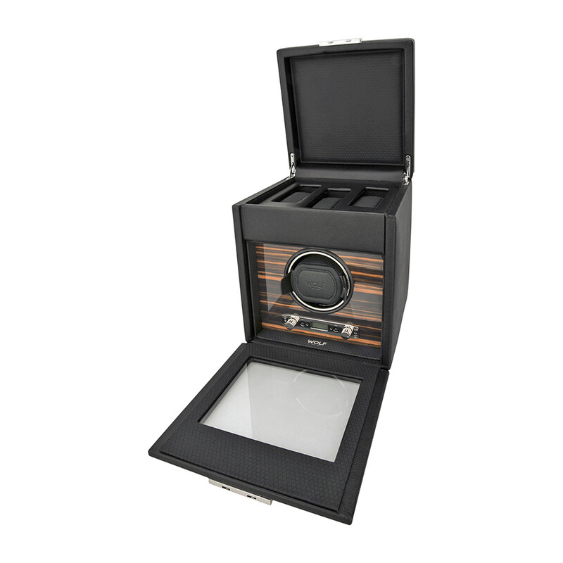 Wolf Roadster Module 2.7 Single Watch Winder with Storage 457156