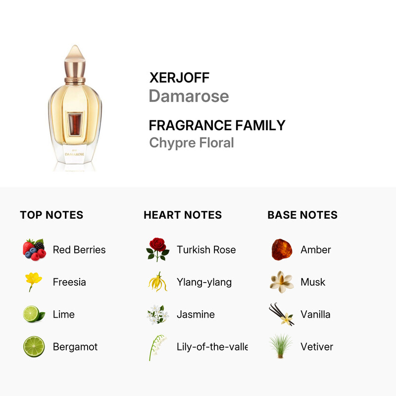 Xerjoff Ladies 17/17 Damarose EDP Spray 3.4 oz Fragrances