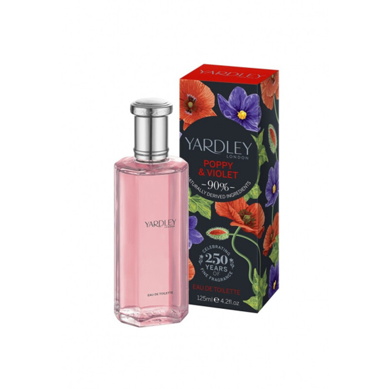 Yardley Of London Ladies Poppy and Violet EDT Spray 4.2 oz Fragrances 5056179301191