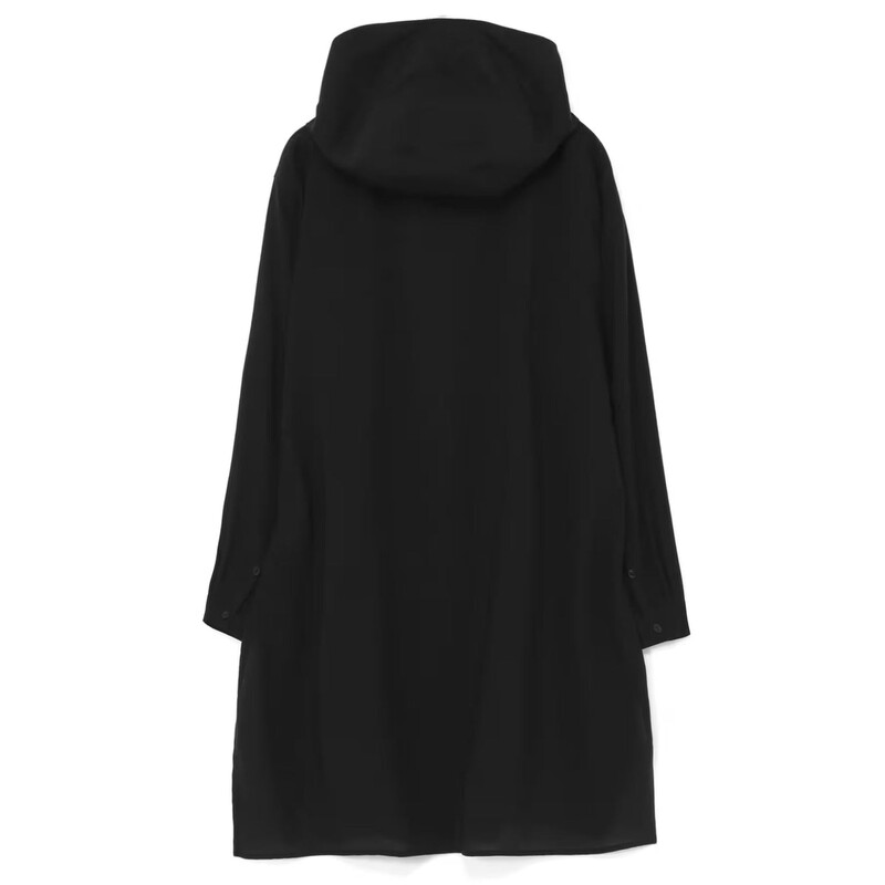 Yohji Yamamoto A-Zipper Hood Cellulose Top, Brand Size 2 (Small Yohji Yamamoto A-Zipper Hood Cellulose Top, Brand Size 2 (Small