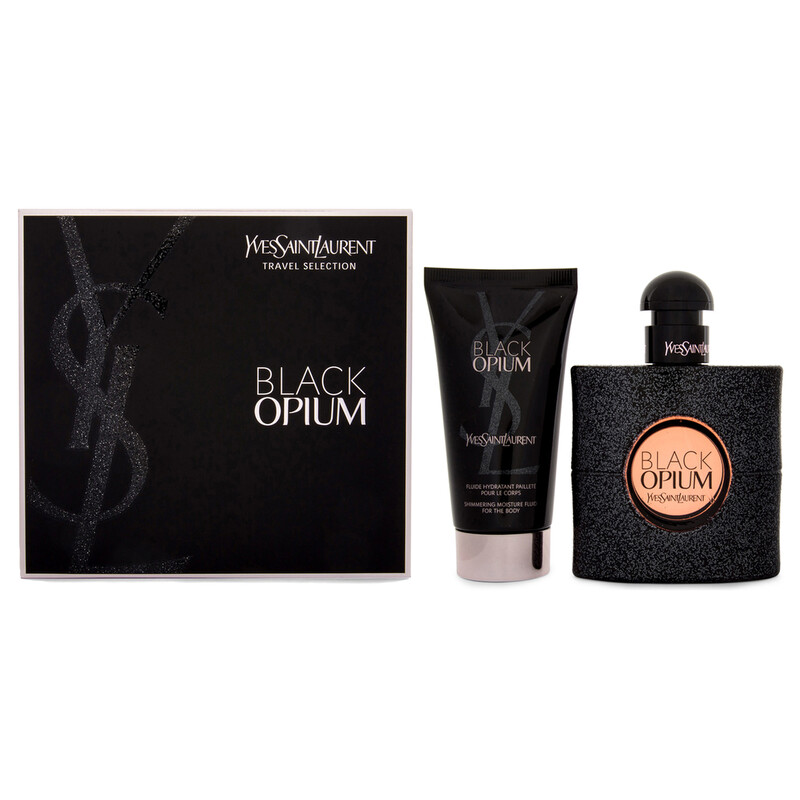 Yves Saint Laurent Black Opium Eau De Perfume 1.7 oz (50 ml) Spray and Body Lotion Set