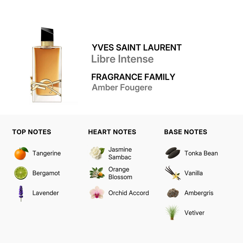 Yves Saint Laurent Ladies Libre Intense EDP Spray 3 oz Fragrances