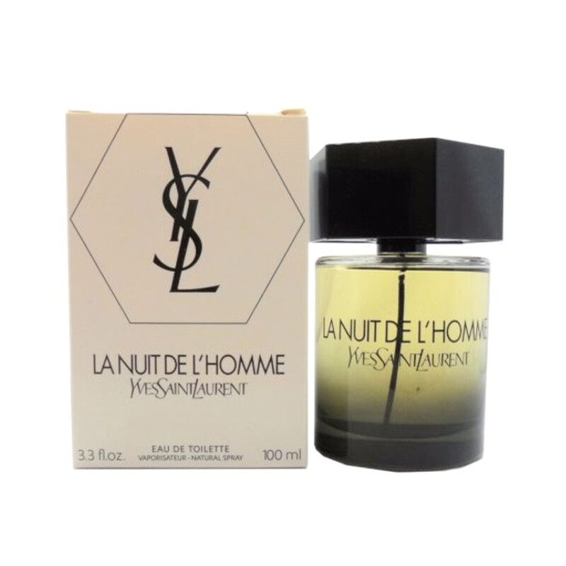 Yves Saint Laurent Men's Lanuit De Lhomme EDT Spray 3.3 oz Fragrances 3365440646933 (Tester)