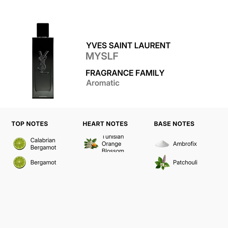 Yves Saint Laurent Men's MYSLF EDP Spray 3.4 oz (Tester