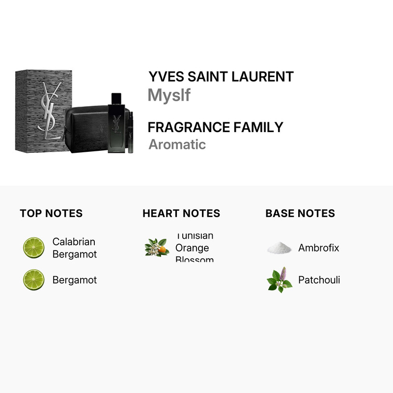 Yves Saint Laurent Men's Myslf Gift Set Fragrances 3614274643404