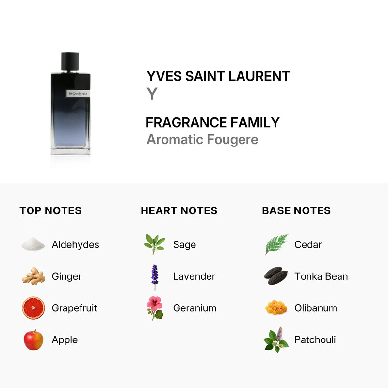 Yves Saint Laurent Men's YSL 