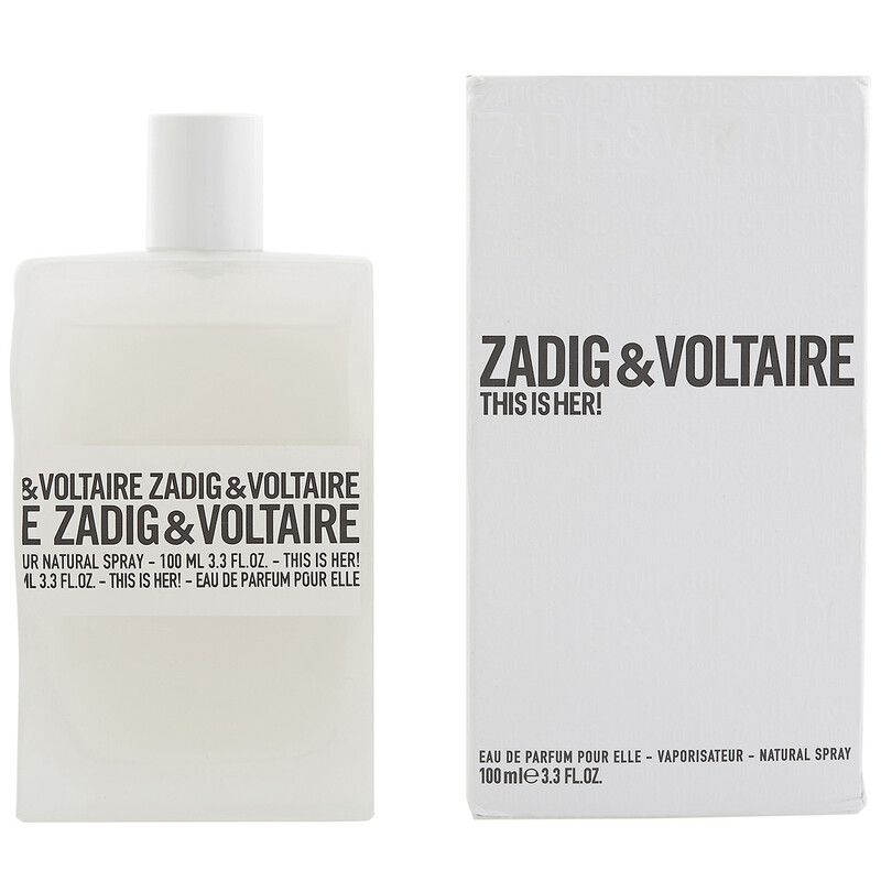 【ほぼ未使用】ザディグエヴォルテール THIS IS HER 限定版 100ml Zadig & Voltaire Zadig and Voltaire Ladies This is Her! EDP Spray