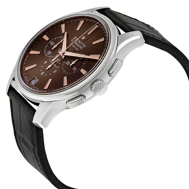 Zenith Captain Chronograph Brown Dial Brown Alligator Leather