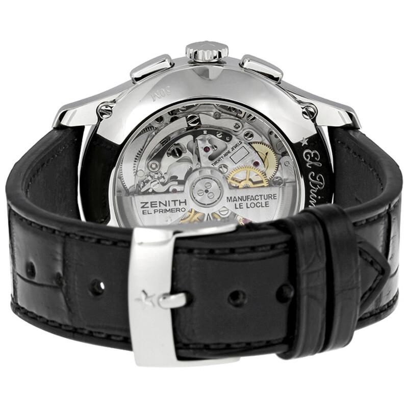 Zenith Captain Winsor Automatic Chronograph Black and Blue Dial