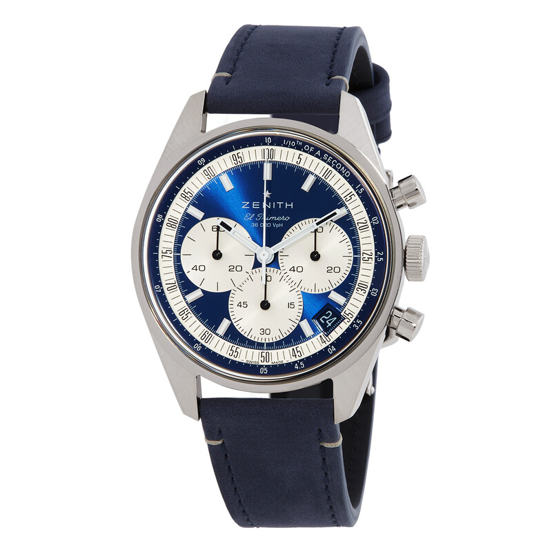 ZENITH Chronomaster Original Chronograph Automatic Chronometer Blue Dial Men's Watch