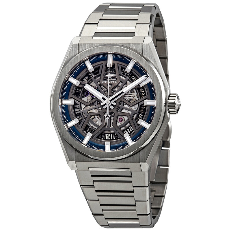 Zenith Defy Classic Automatic Skeletal Dial Titanium Men's Watch