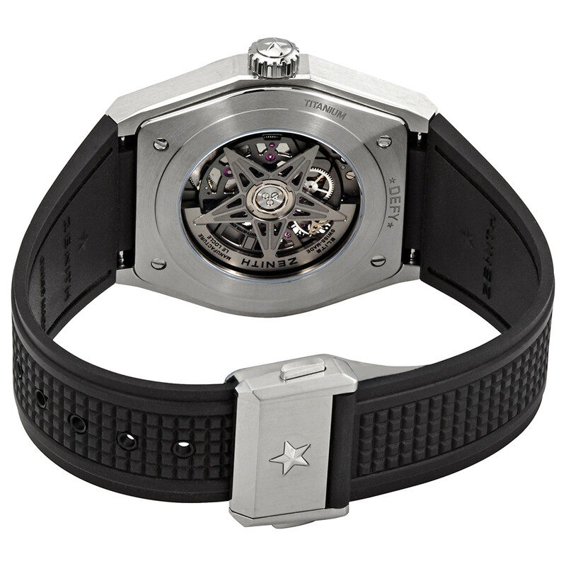 Zenith Defy Classic Automatic Skeletal Dial Titanium Men's Watch