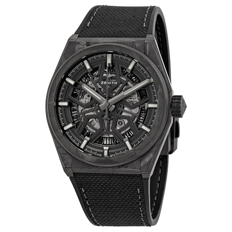 Zenith Defy Classic Black Carbon Automatic Men's Watch 10.9000.670
