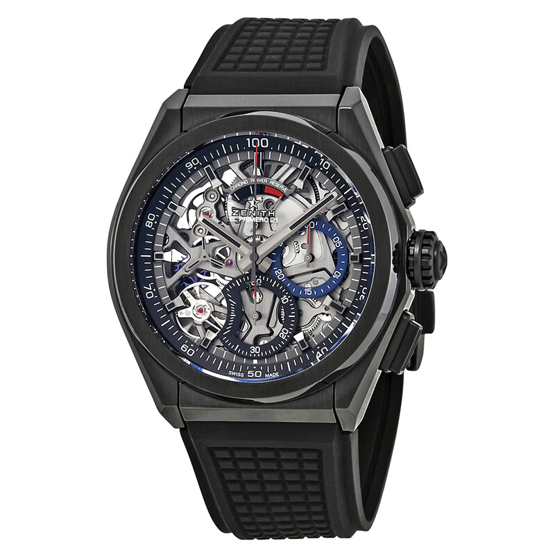 Zenith Defy El Primero 21 Skeleton Dial Automatic Men's Rubber