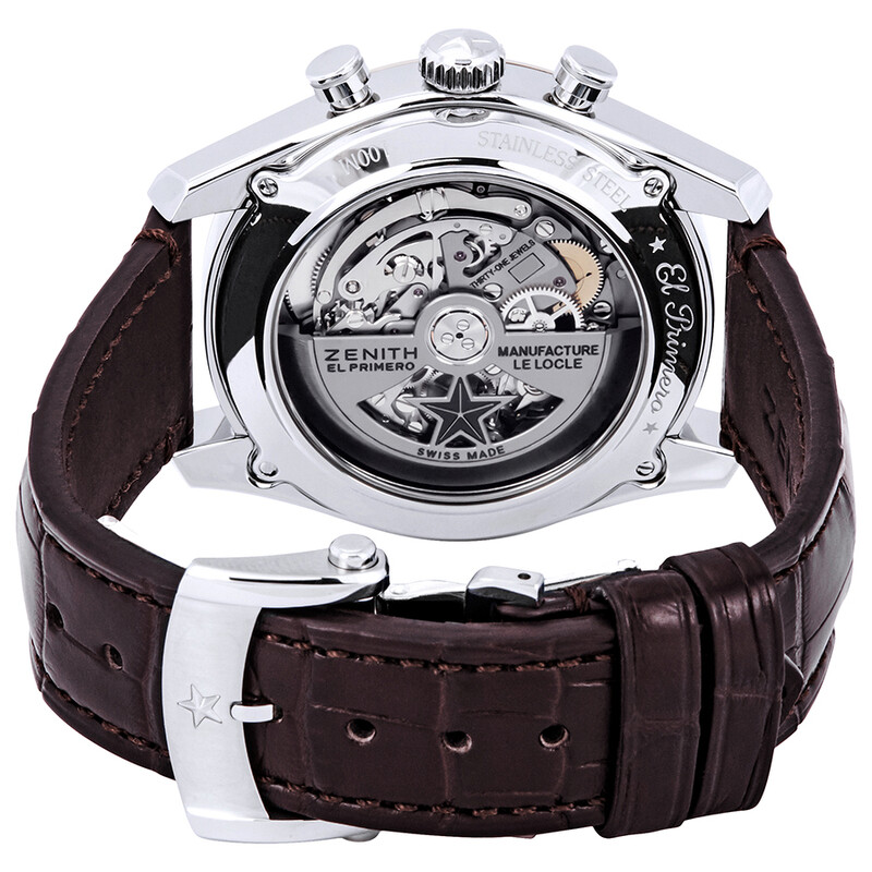Zenith El Primero Chronograph Automatic Blue Skeleton Dial Men's