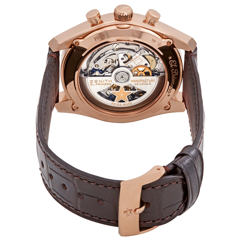 Zenith El Primero 18kt Rose Gold Chronograph Automatic Men's Watch