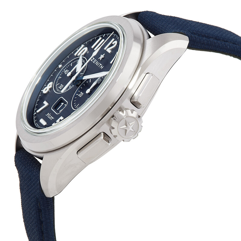 Zenith Pilot Big Date Flyback Automatic Blue Dial Men's Watch