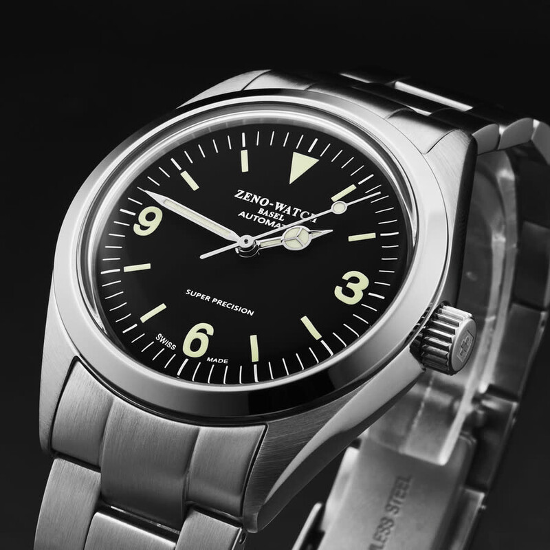 Zeno Super Precision Automatic Black Dial Men's Watch 6704-A1M