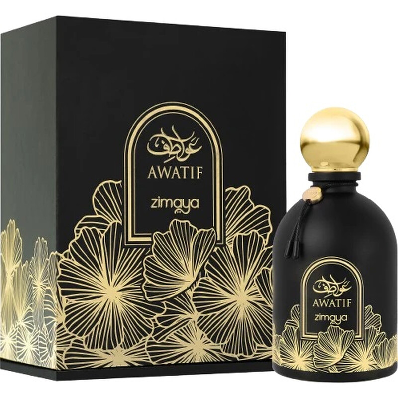 Zimaya Ladies Awatif Black EDP Spray 3.4 oz Fragrances 6290171074946