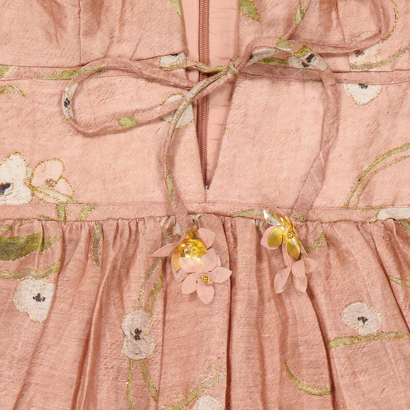 Zimmermann Illuminate Drawn Mini Dress, Size 0P 3761DS251-DANCING FLORAL -  Clothing