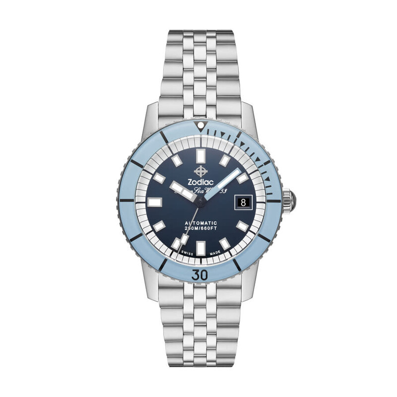 Zodiac Super Sea Wolf Automatic Blue Dial Men's Watch ZO9287