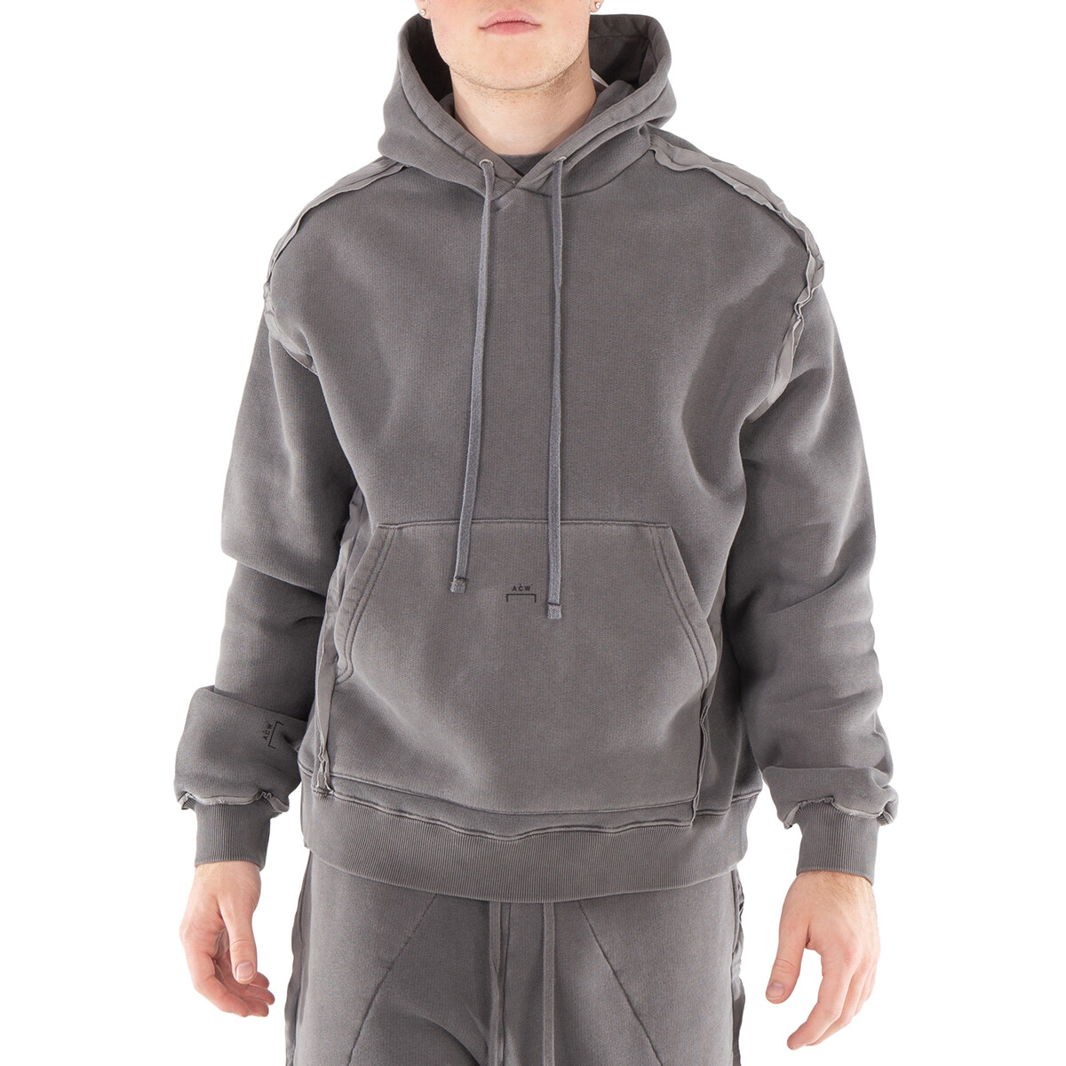 A Cold Wall Men's Black Printed Aspect Hoodie, Size Medium