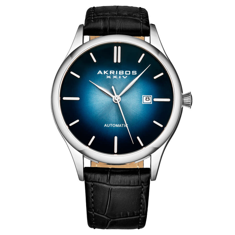 Akribos XXIV Men's Casual Automatic Blue Dial Men's Watch P50106