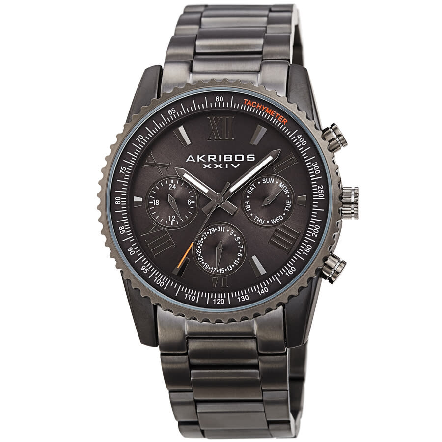 Akribos XXIV Quartz Grey Dial Men's Watch AK1099GN