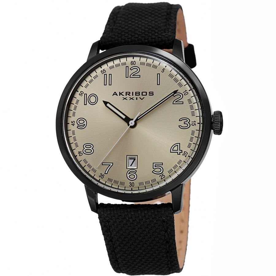 Akribos XXIV Quartz Silver Dial Men's Watch AK1025BK
