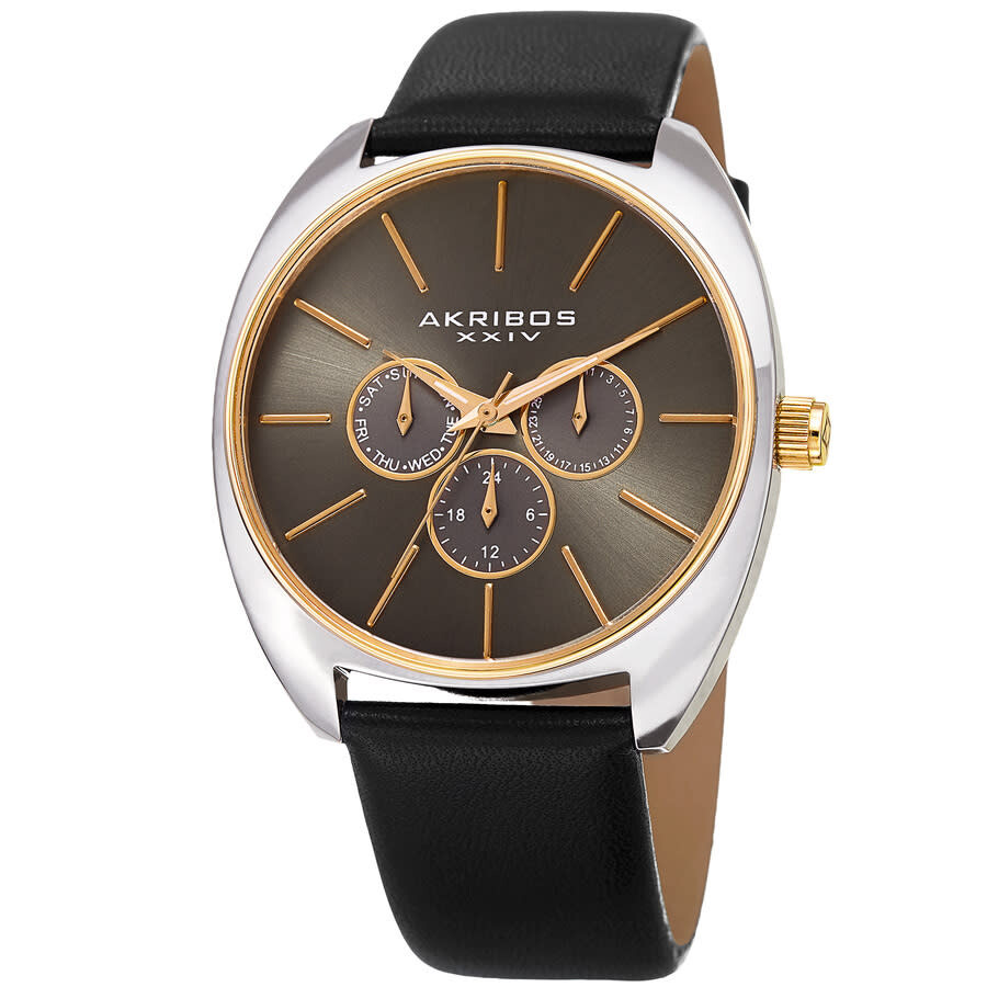 Akribos XXIV Womens Casual Chronograph Quartz Grey Dial Men's Watch P50186