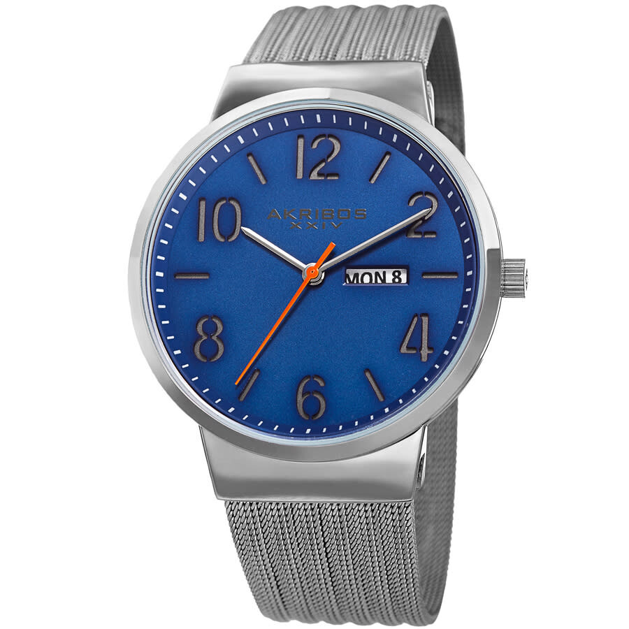 Akribos XXIV Womens Casual Quartz Blue Dial Men's Watch P50183