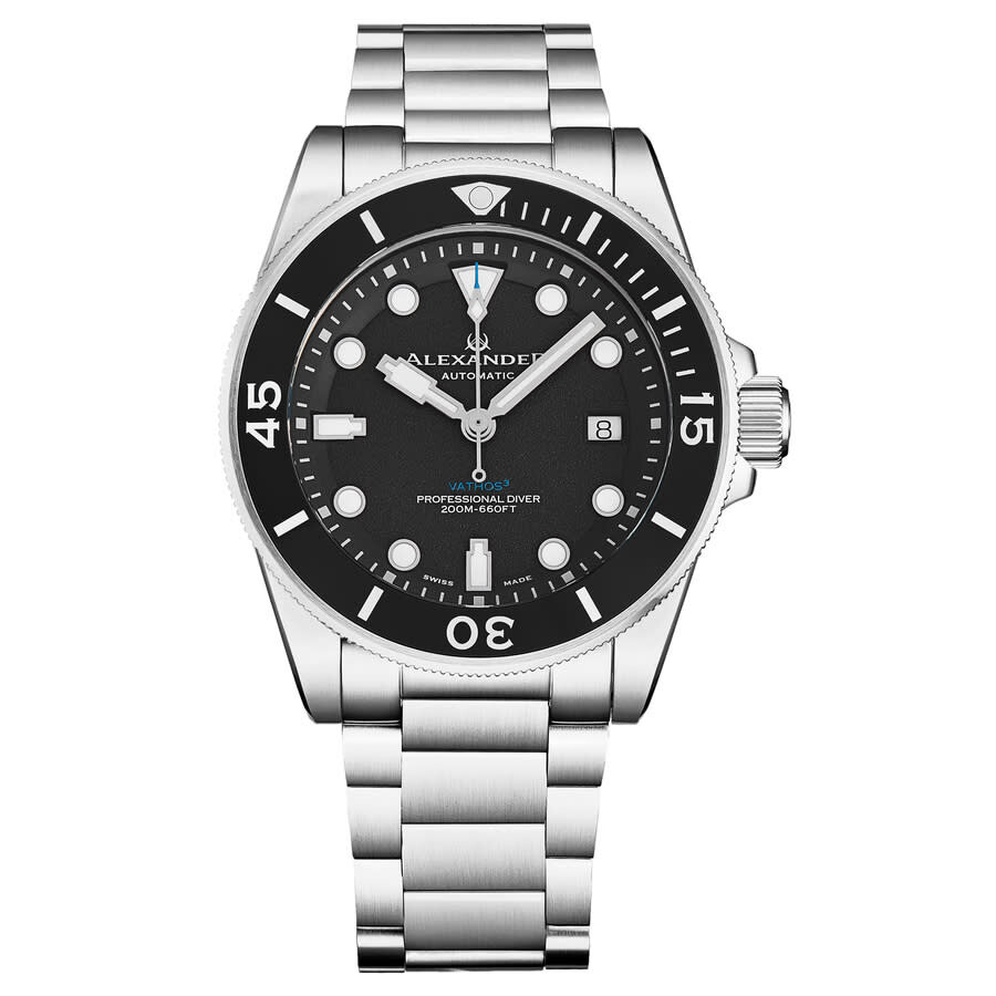 Alexander Alexander 2 Automatic Black Dial Men's Watch A520-01