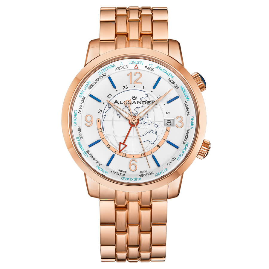 Alexander Alexander 2 Quartz Silver Dial Men's Watch A171B-02