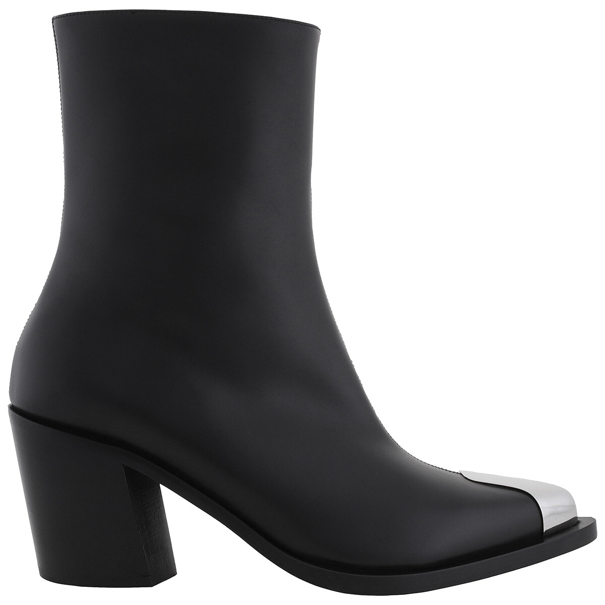 Alexander Mcqueen Men's Black/Silver Punk Stud Lace-Up Boots