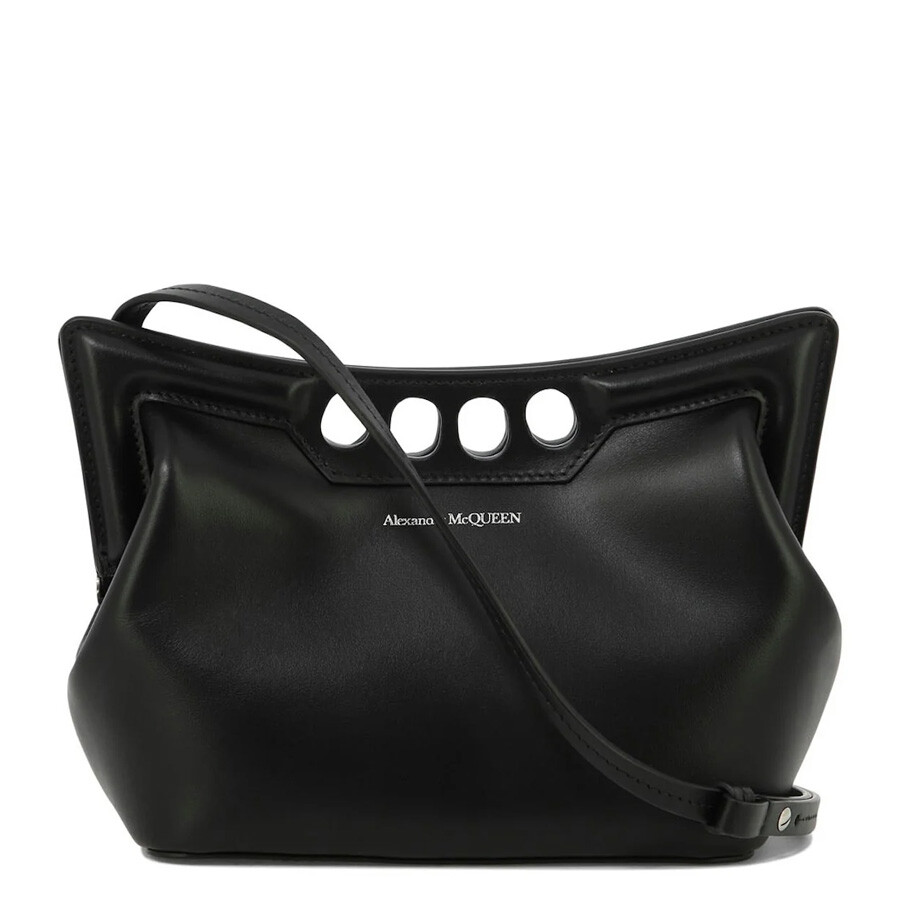 ALEXANDER MCQUEEN｜CROSSBAGS (726292 1AALD 1000) Alexander Mcqueen Harness Camera Crossbody Bag 726292 1AALD