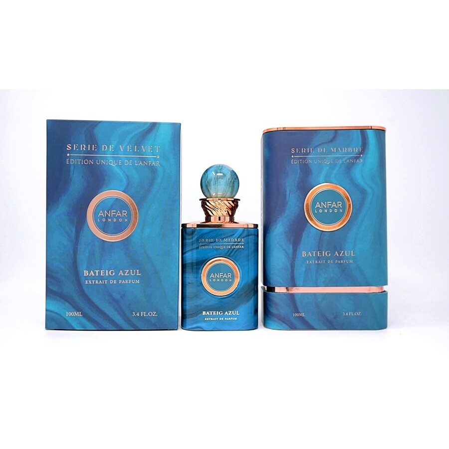 Anfar Open Box - Anfar Unisex Bateig Azul Extrait de Parfum Spray 3.4 ...