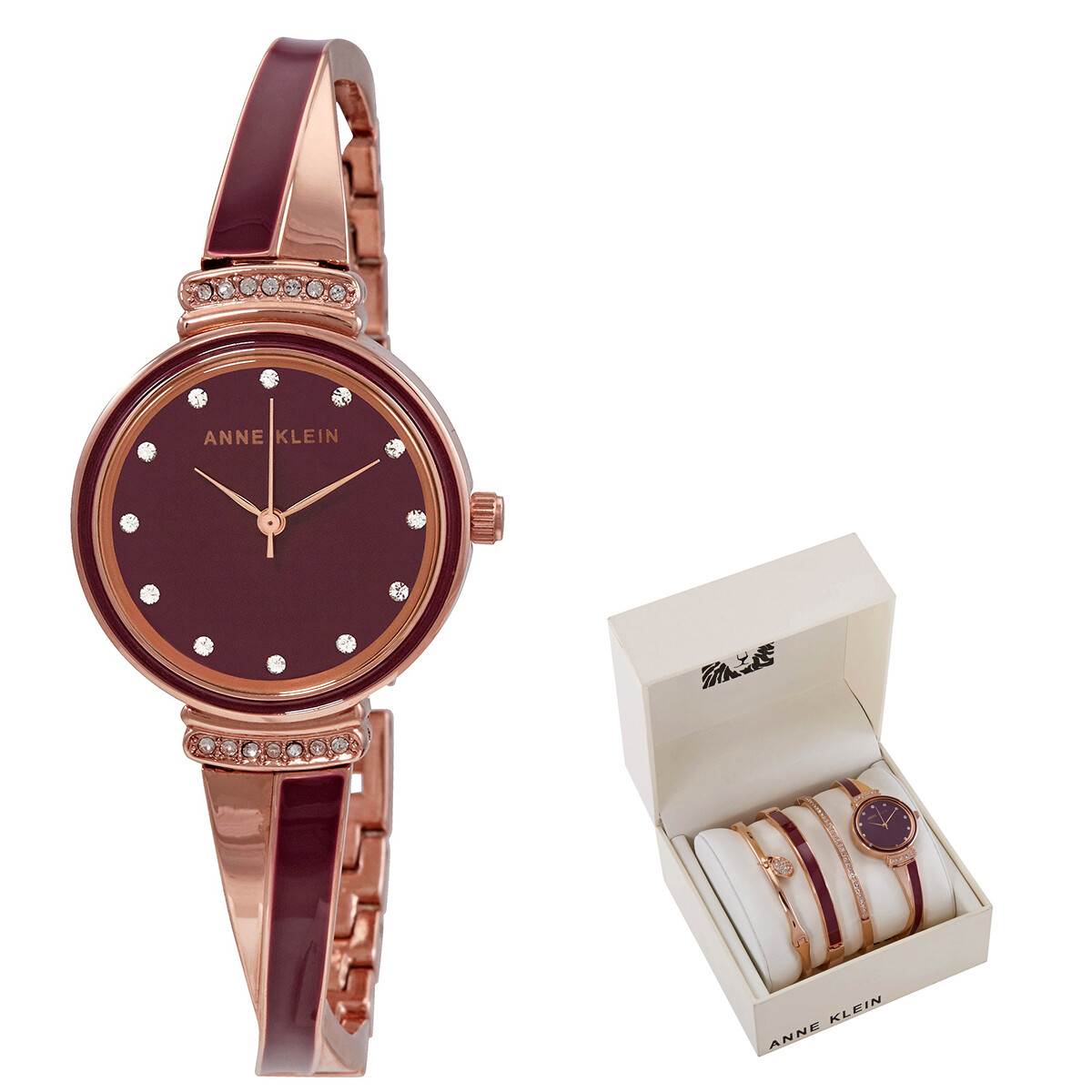 Anne Klein AK/3751SVTT Ladies Quartz Watch zegarek-damski-anne-klein-  main image 3
