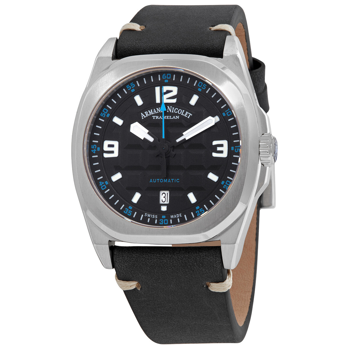 Armand Nicolet JH9 Automatic Black Dial Men's Watch A660HAA-NZ-PK4140NR