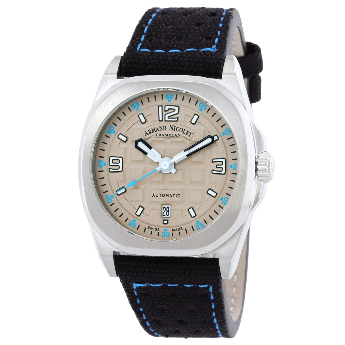 Armand Nicolet JH9 Automatic Dove Grey Dial Men's Watch A660HAA-TZ-P0668NZ8