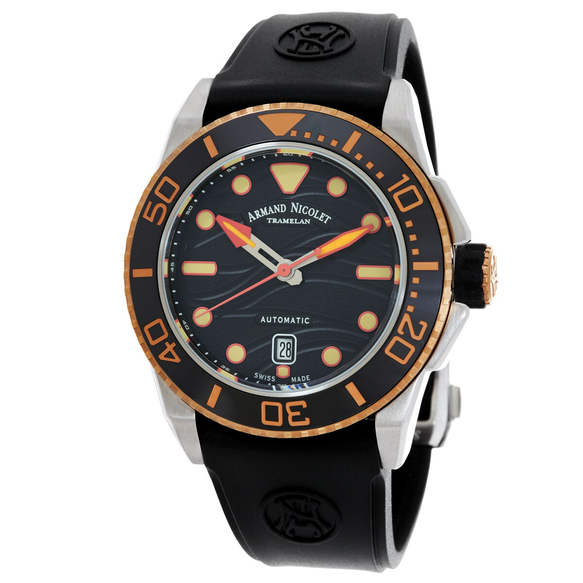 Armand Nicolet JSH Automatic Black Dial Men's Watch A480PSN-NO-GG4710N