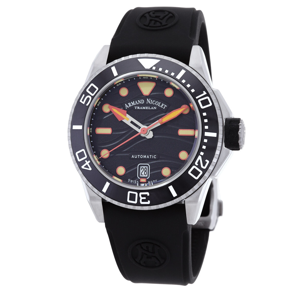 Armand Nicolet JSH Automatic Black Dial Men's Watch A481PGN-NO-GG2710N