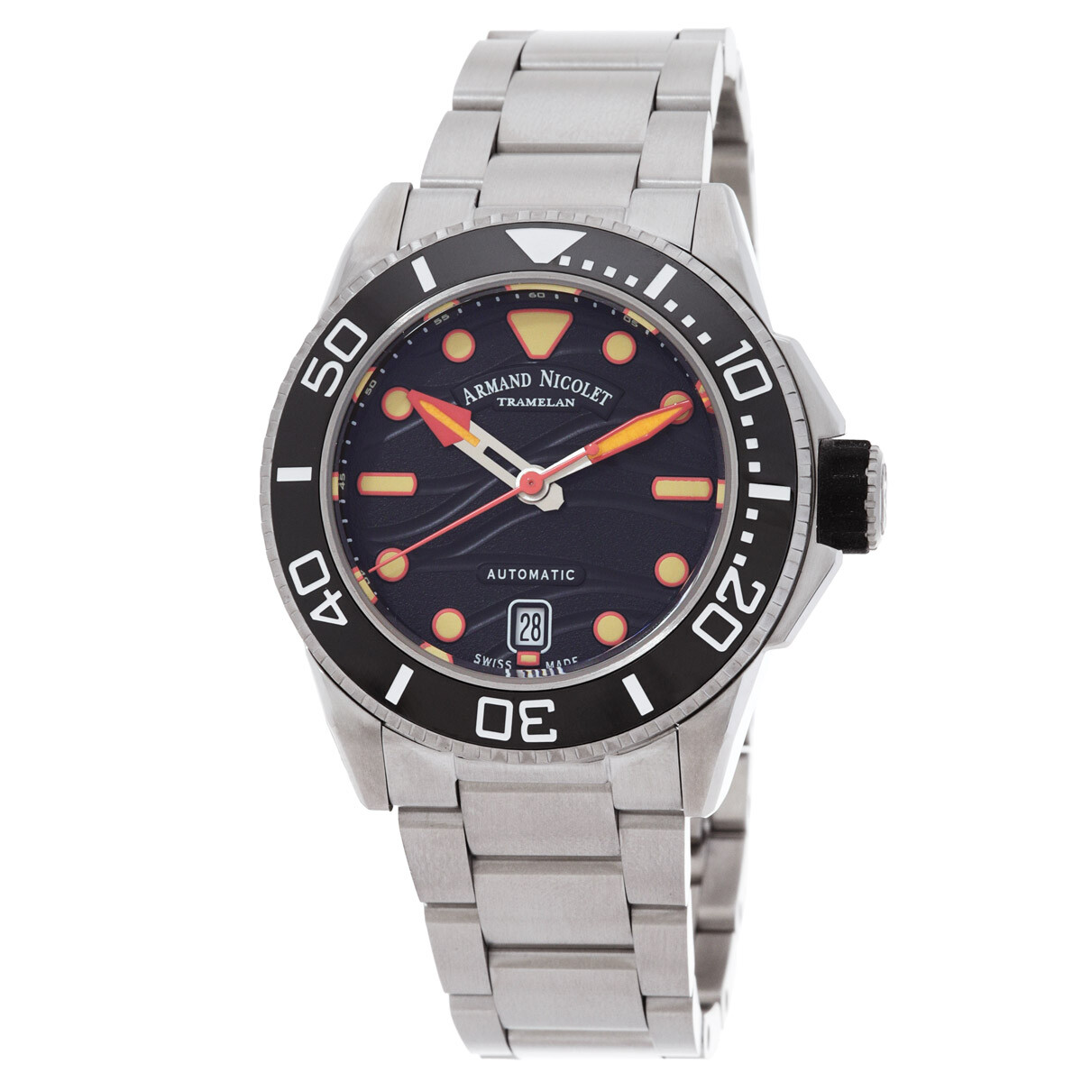 Armand Nicolet JSH Automatic Black Dial Men's Watch A481PGN-NO-MA2481AA