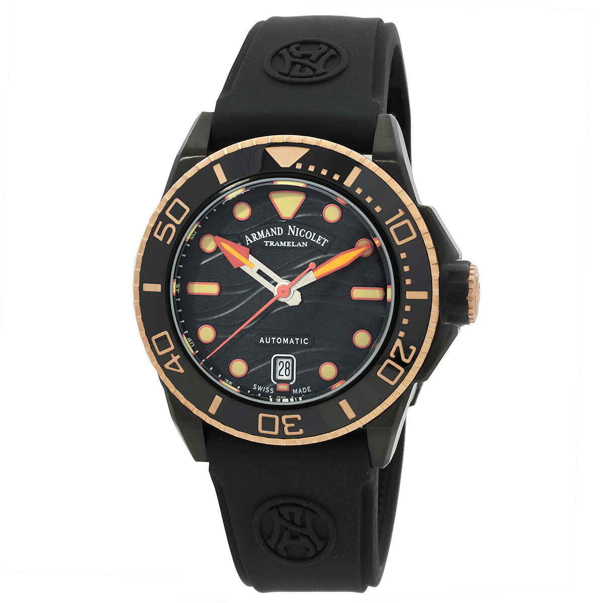 Armand Nicolet JSH Automatic Black Dial Men's Watch A481PQS-NO-GG2710N